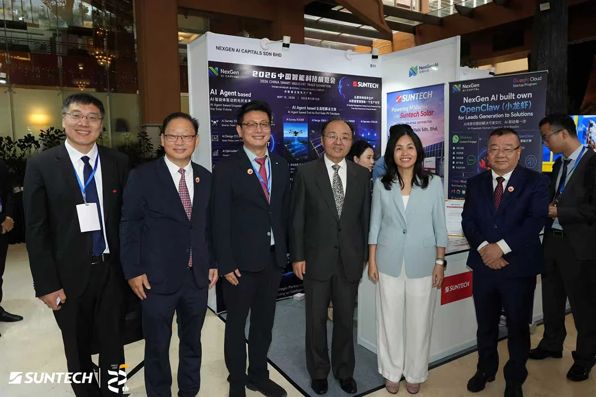 Suntech Strengthens Southeast Asia Presence with 50MW Module Agreement in Malaysia