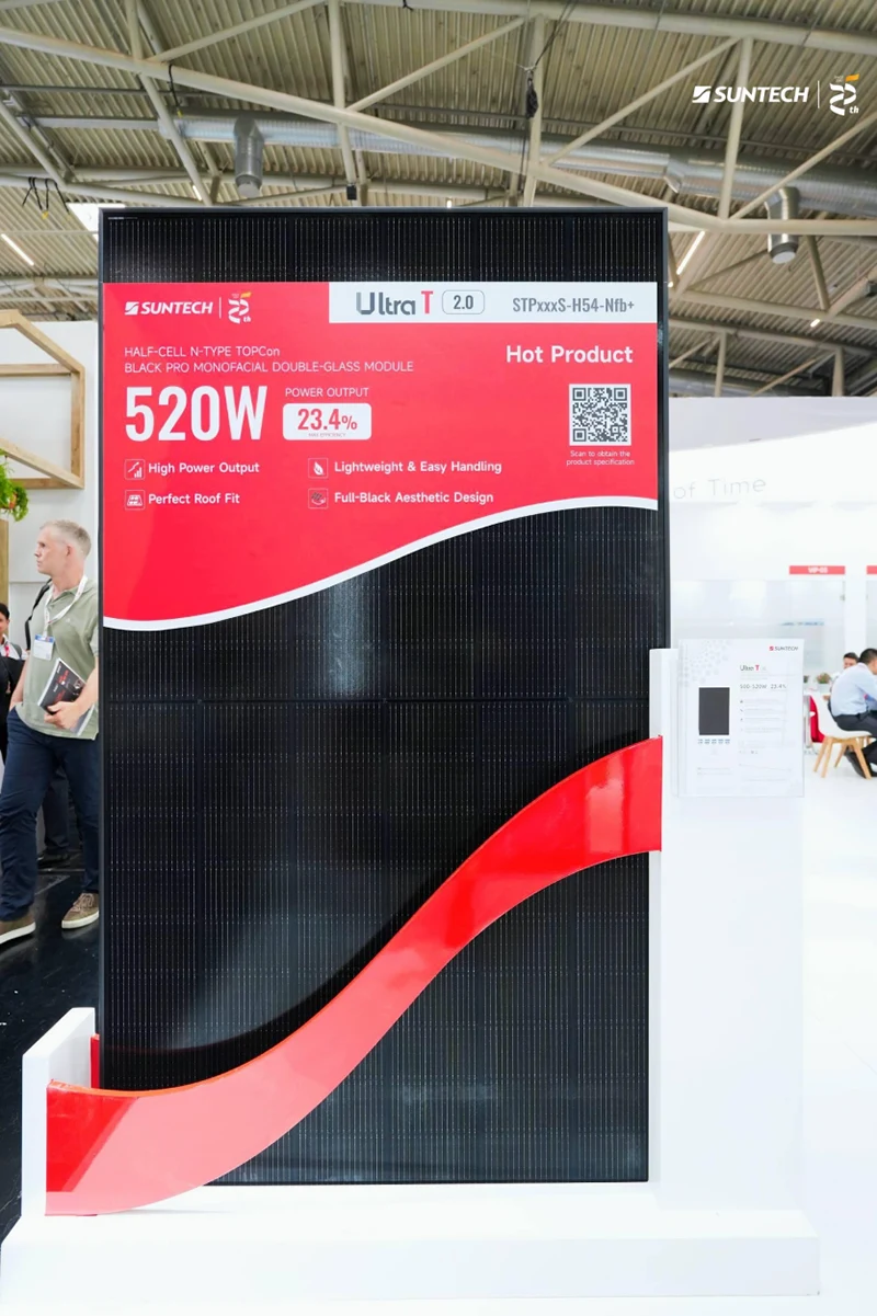 Suntech Showcases Full-Chain Solar and Storage Solutions at Intersolar Europe 2026