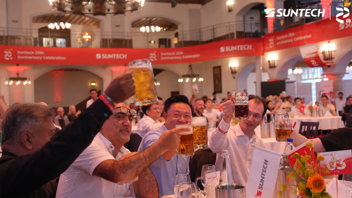 Suntech Hosts 25th Anniversary Customer Appreciation Gala in Munich