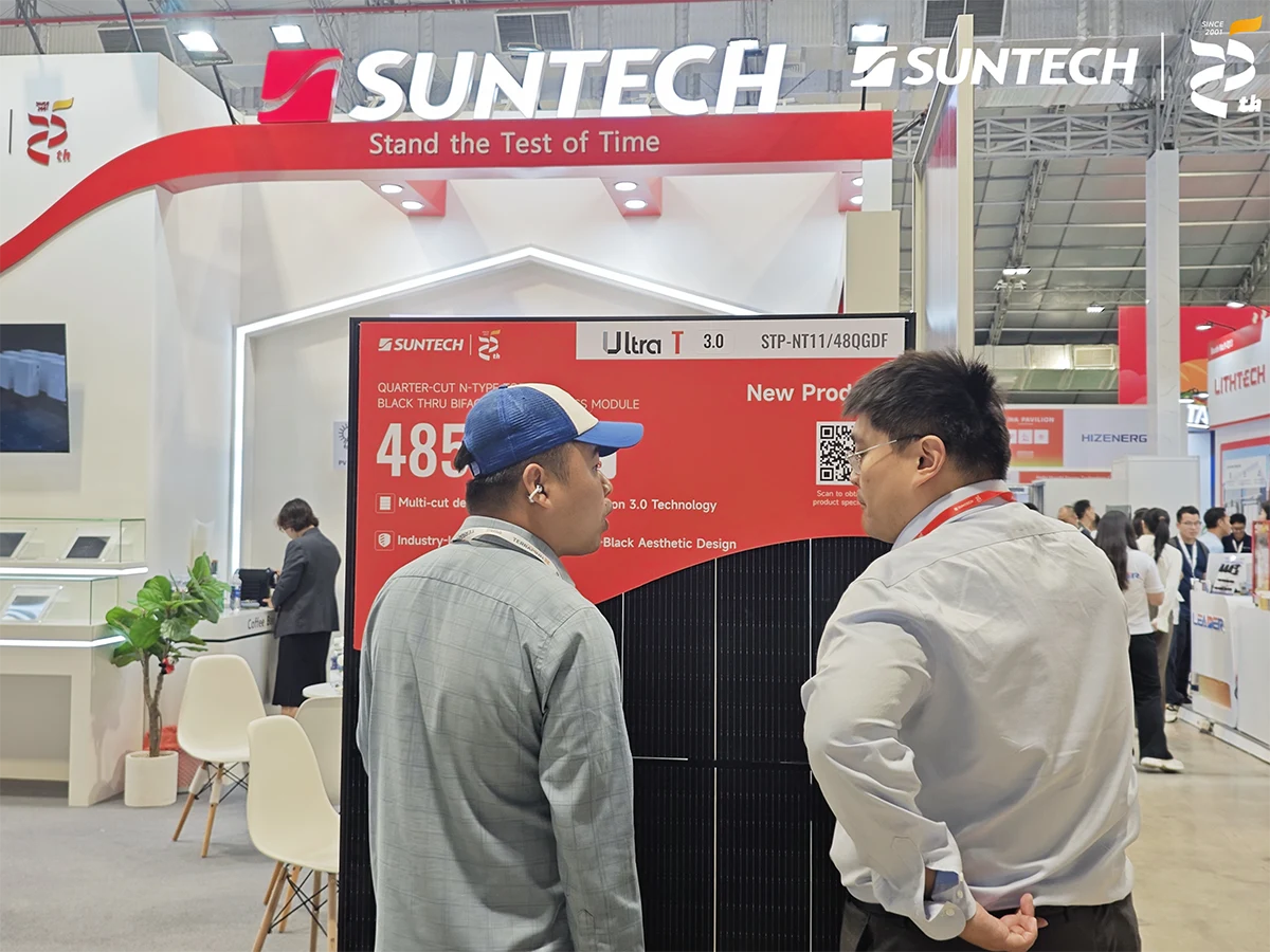 Suntech Showcases Advanced Solar and Storage Solutions at Vietnam Solar & Storage Expo, Accelerating ASEAN Energy Transition