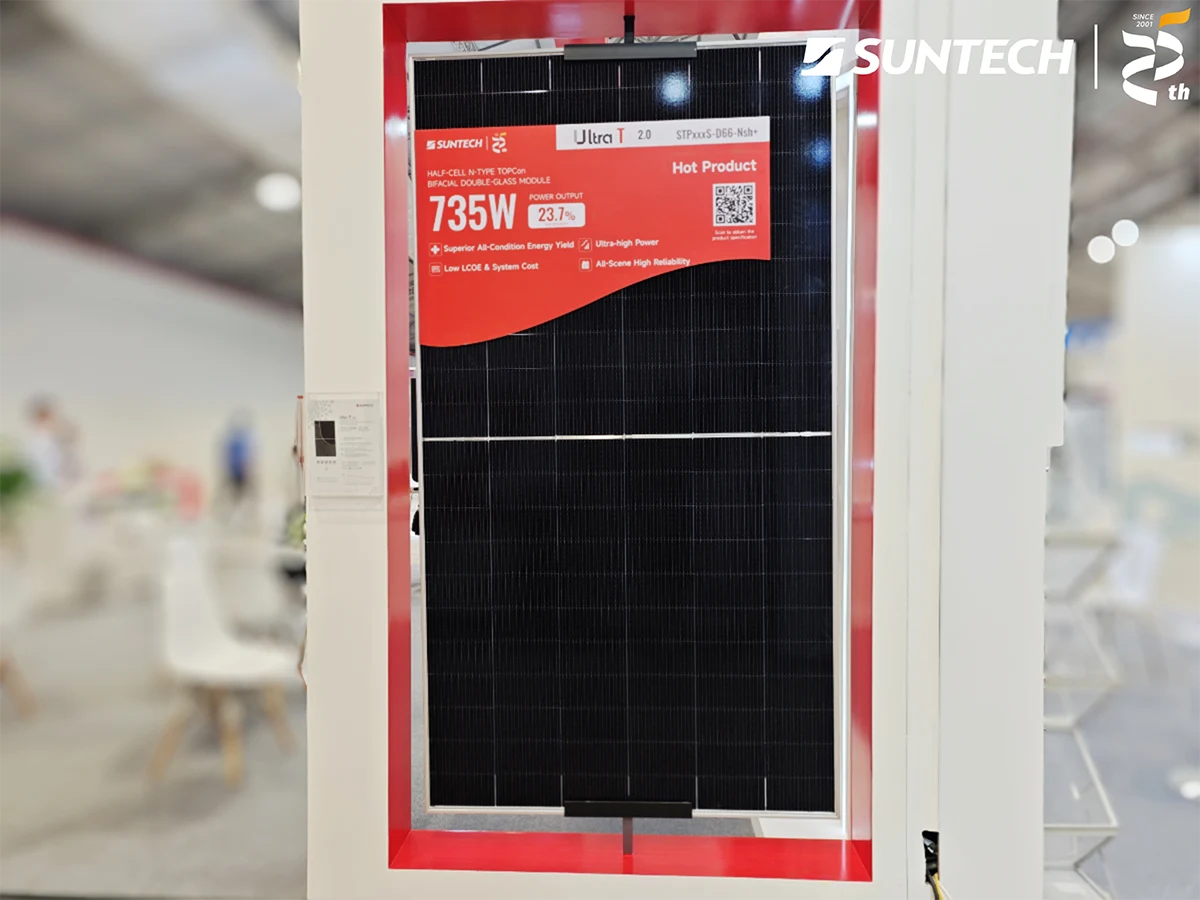 Suntech Showcases Advanced Solar and Storage Solutions at Vietnam Solar & Storage Expo, Accelerating ASEAN Energy Transition