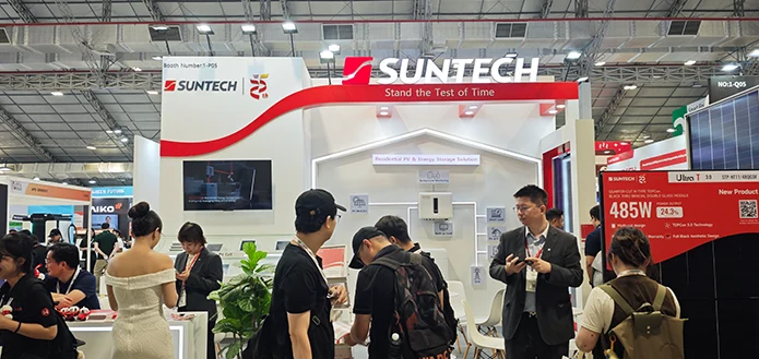 Suntech Showcases Advanced Solar and Storage Solutions at Vietnam Solar & Storage Expo, Accelerating ASEAN Energy Transition