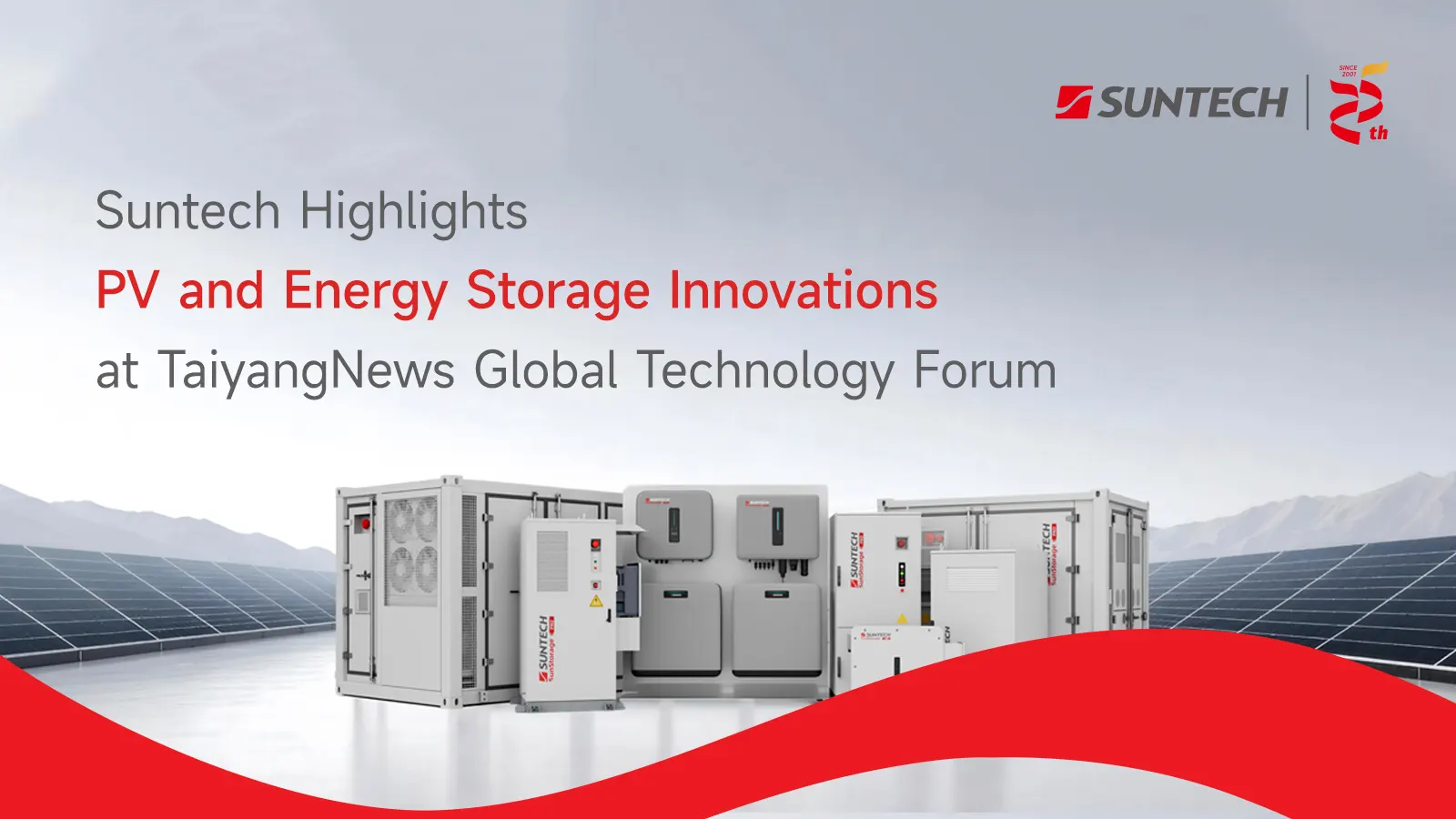 Suntech Highlights PV and Energy Storage Innovations at TaiyangNews Global Technology Forum